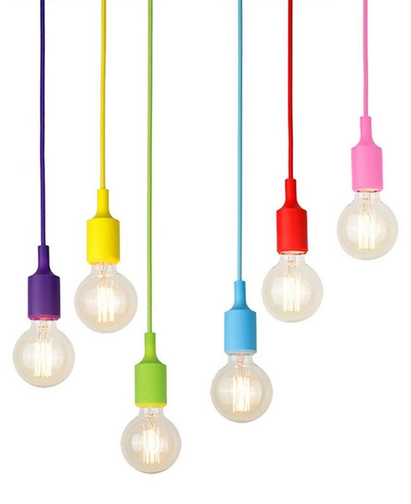 APT ZD74L Suspension 6 bras E27 coloré Image du produit 
