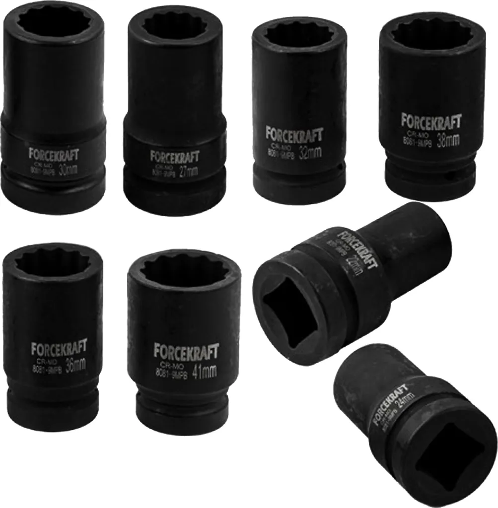 Débloquez les Écrous Grippés avec ce Jeu de Douilles à Choc 1" 9 Pcs