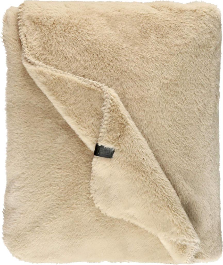 SCHÖNER WOHNEN-Kollektion Wohndecke ELEGANCE Beige 130 x 170 cm