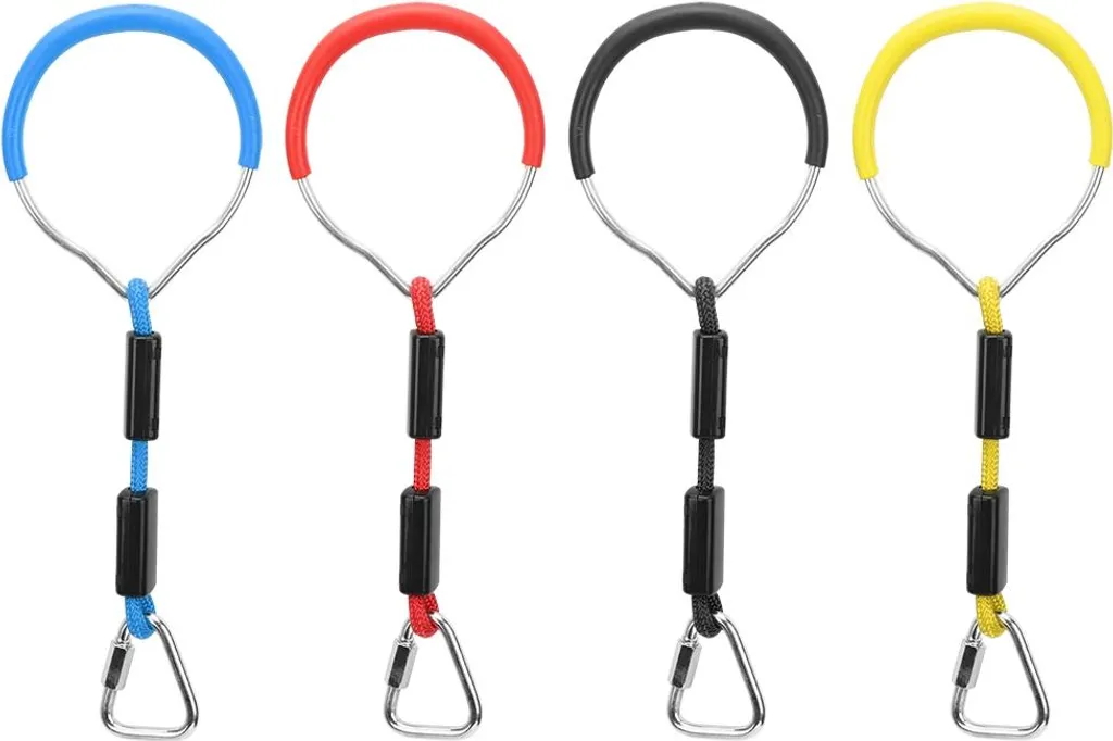 Set de Gymnastique Jardin : Anneaux et Balançoire pour Aire de Jeux DIY