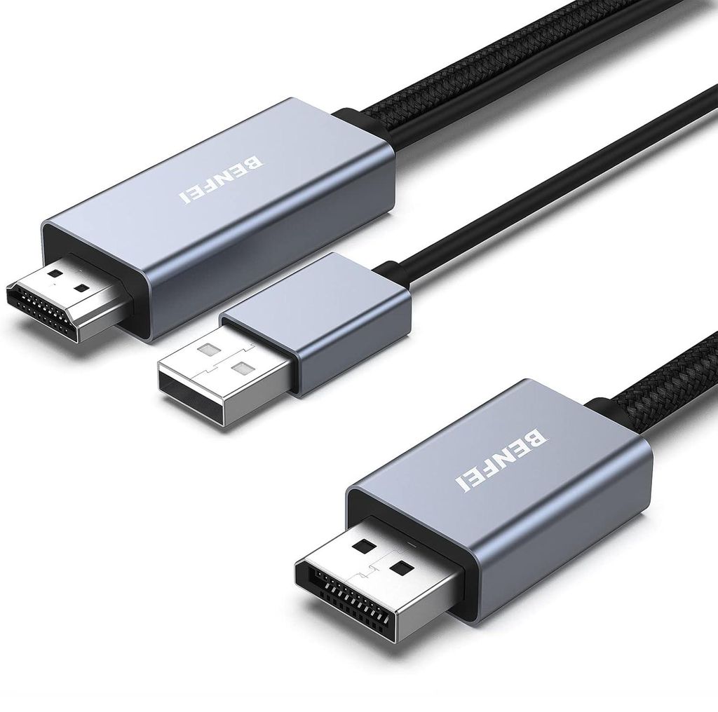 BENFEI adattatore cavo HDMI a DisplayPort 1,8 m 4K 60Hz Immagine del prodotto 