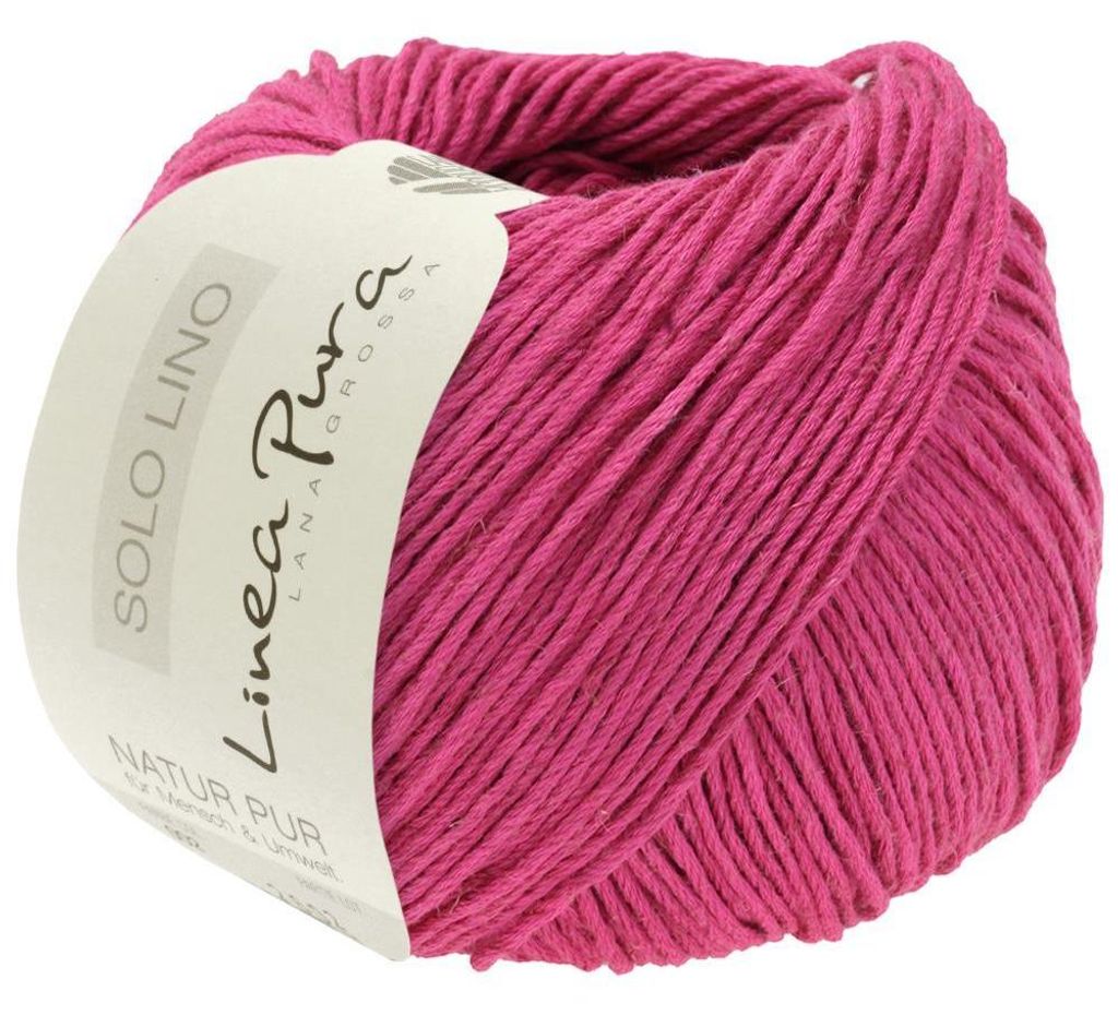 Lana Grossa - Solo Lino 0058 pink Produktbild 