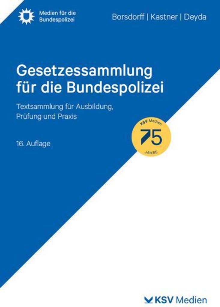 Gesetzessammlung für die Bundespolizei Image du produit 