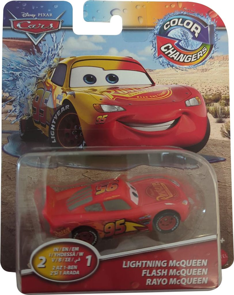 Mattel GNY95 Disney Pixar Cars color Changers, Lightning Image du produit 