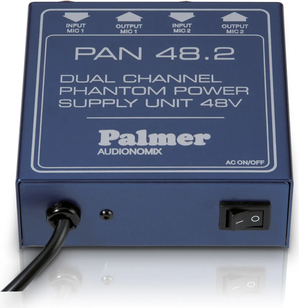 Palmer PAN 48 Alimentation Fantôme 48V Externe à 2 Canaux de Qualité