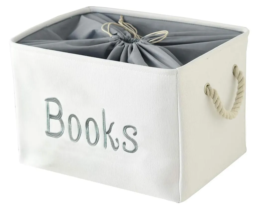Boîte de rangement livres pour enfants rigide et pliable pour Kallax