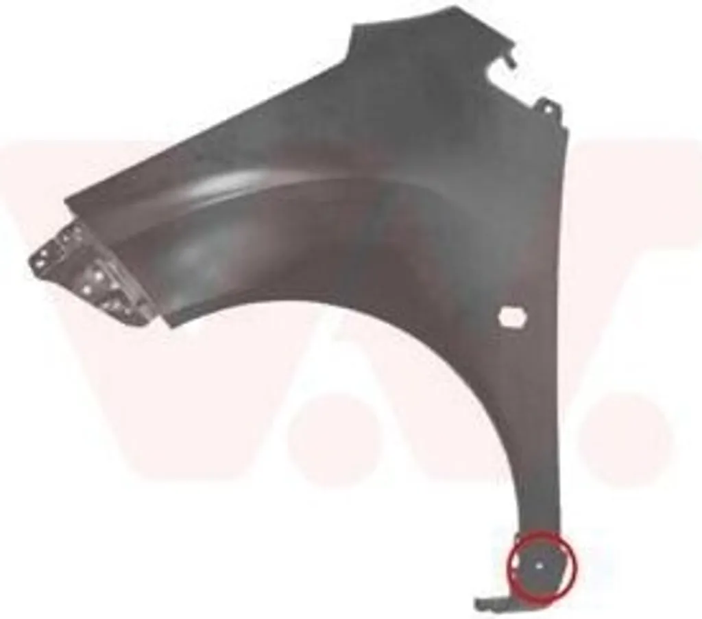 Parafango Sinistro Van Wezel 0808655 - Ricambio Originale Equivalente
