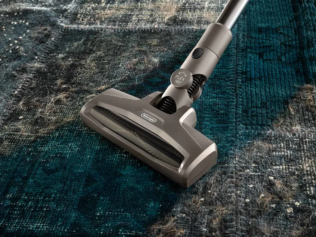 Aspirateur à main sans sac DeLonghi XLM418.GCG élimine poussière et miettes