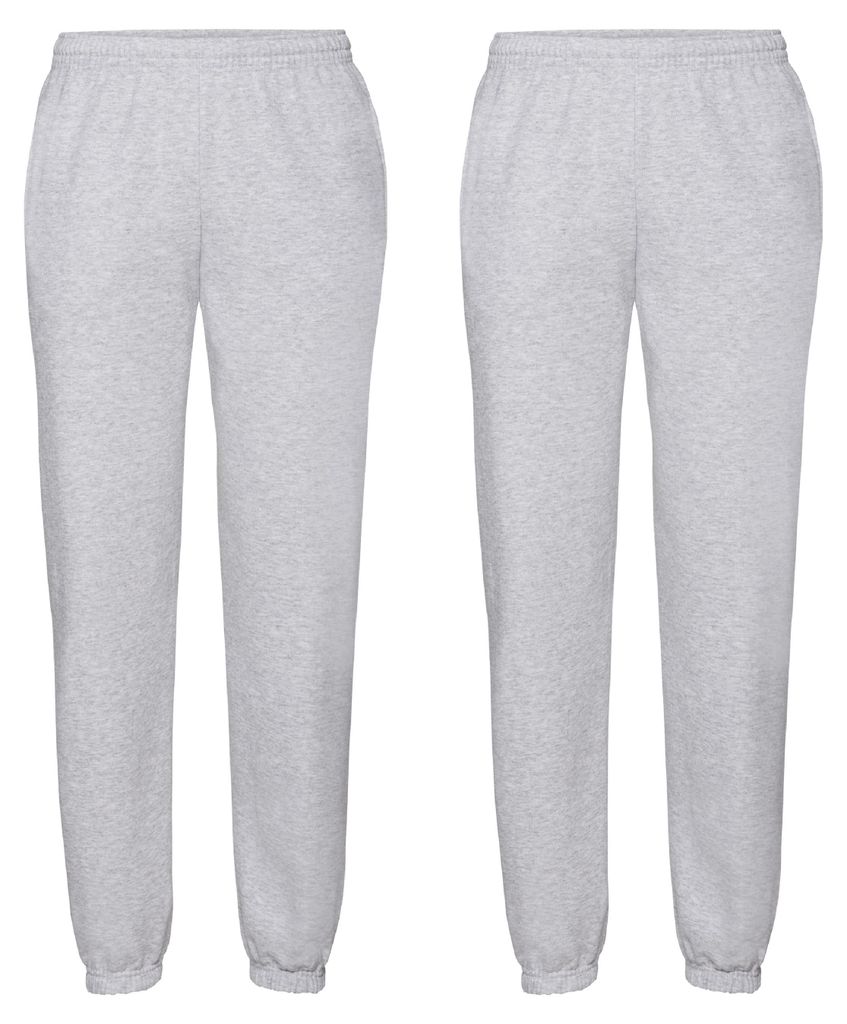 Doppelpack Fruit of the Loom Classic Elasticated Cuff Jog Produktbild 