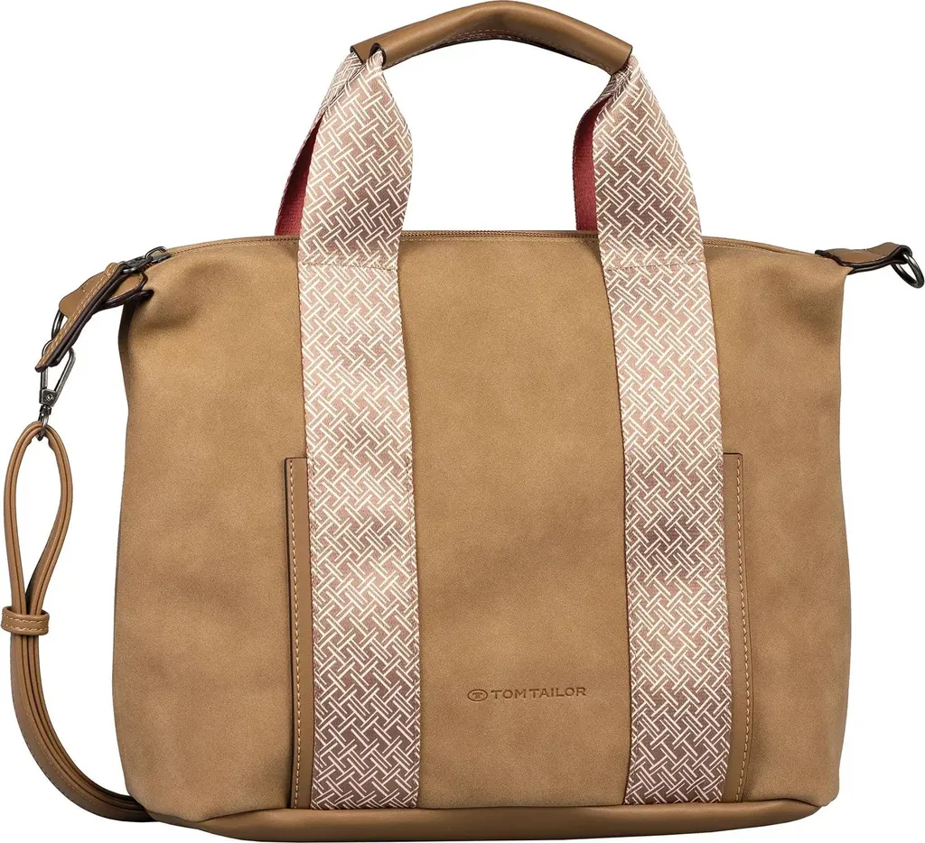 Sac à bandoulière marron Tom Tailor Cara pour sortir et voyager léger