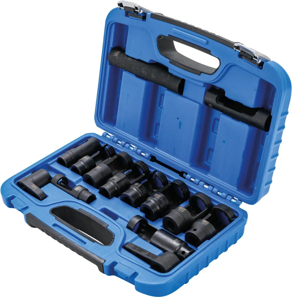 Coffret de douilles pour sondes lambda et injecteurs - Kit de 14 outils - 3