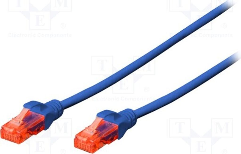 1x 2m blau 6 2 DK-1617-020/B RJ45-Kabel Cu