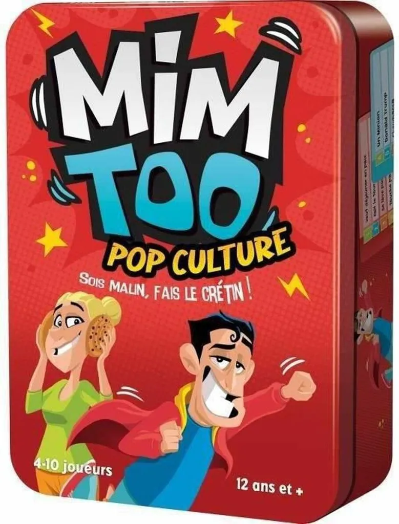 Jeu d'ambiance Mimtoo Pop Culture, les mimes les plus fous d'Asmodee