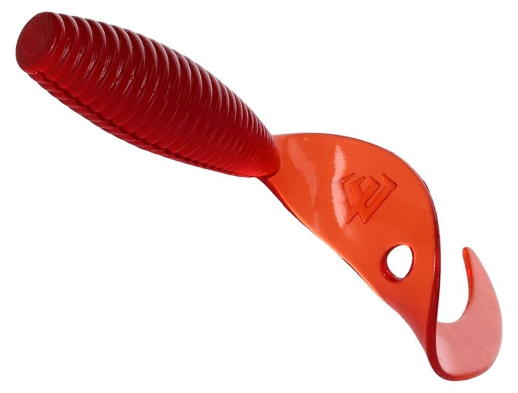 8 x MIKADO Twister Softbait Gummifische Beifänger 51mm RED