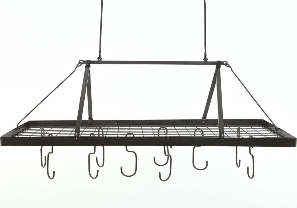 Deckenhänger Metall antikbraun 40x80x55 cm