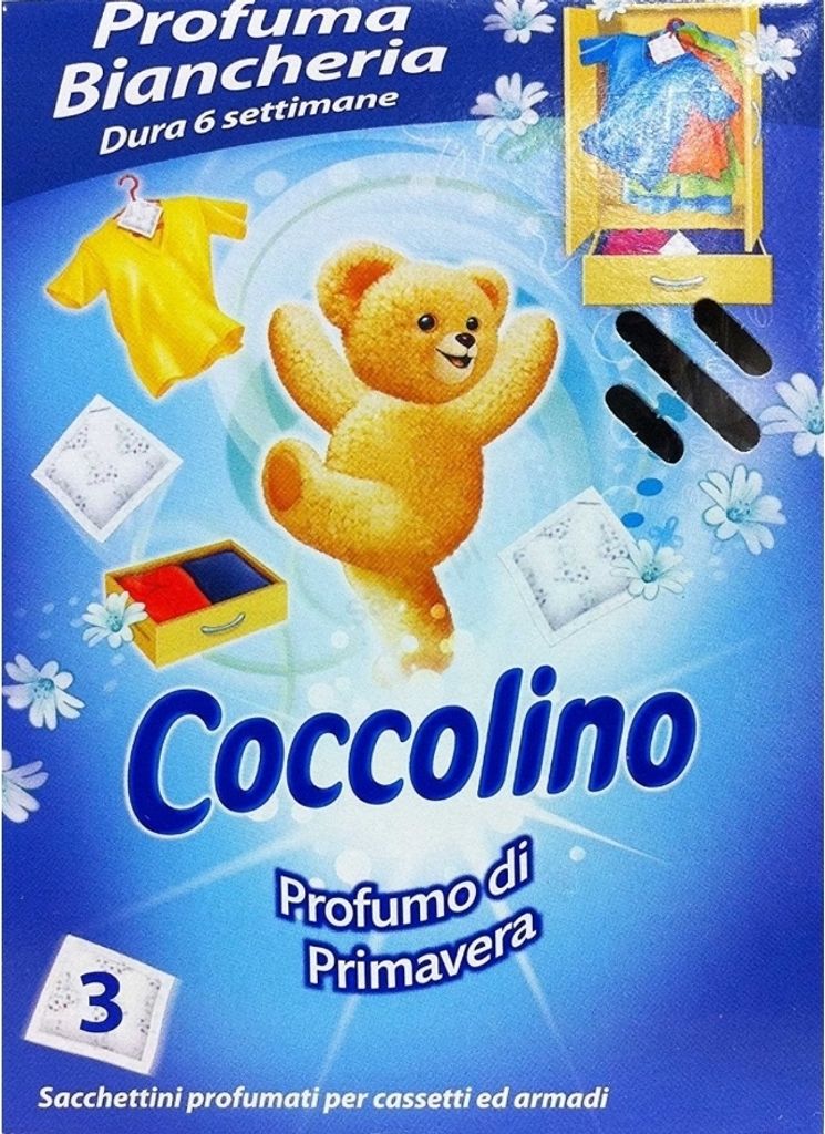 Coccolino, Saszetki zapachowe do szafy, niebieskie, 3 Obrázek produktu 