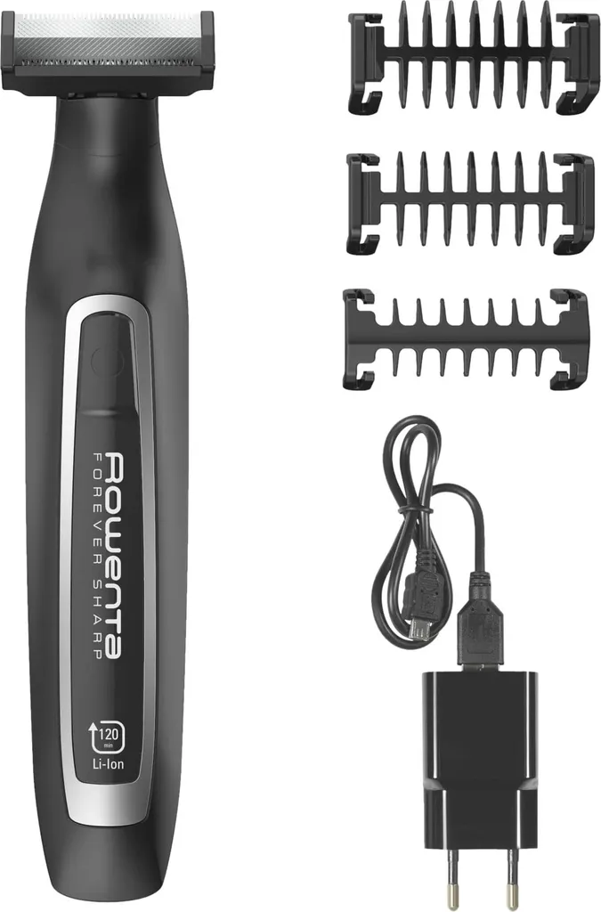 Tondeuse Barbe Rowenta TN6000 Forever Sharp Étanche avec Lames Durables