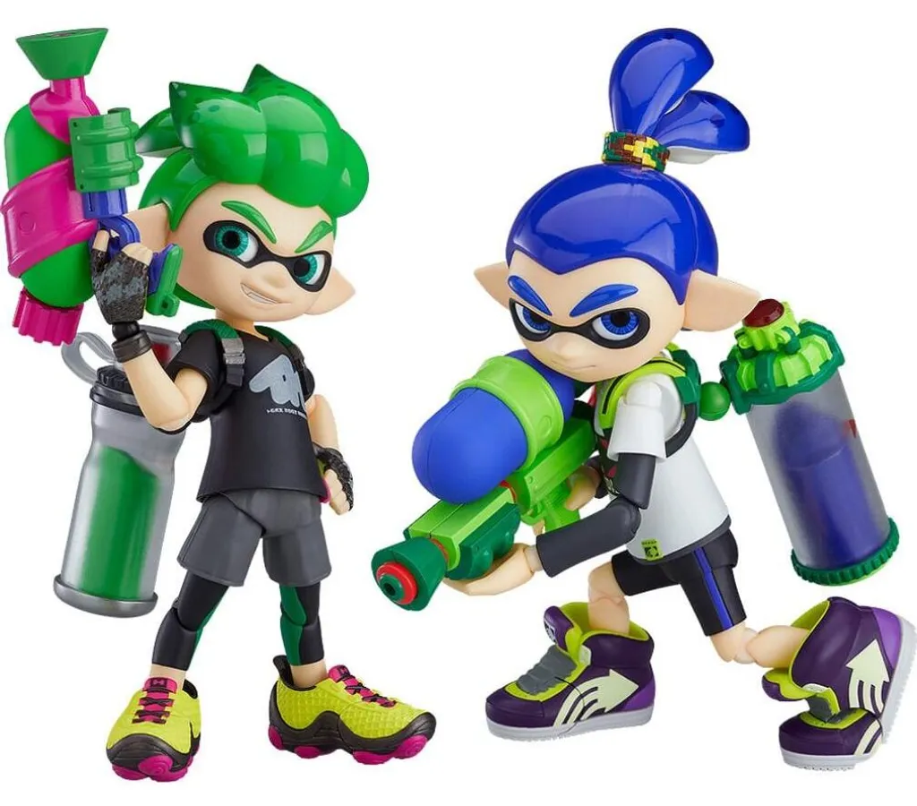 Figurine Figma Splatoon Boy DX - Décoration Gaming pour Fans de Jeu