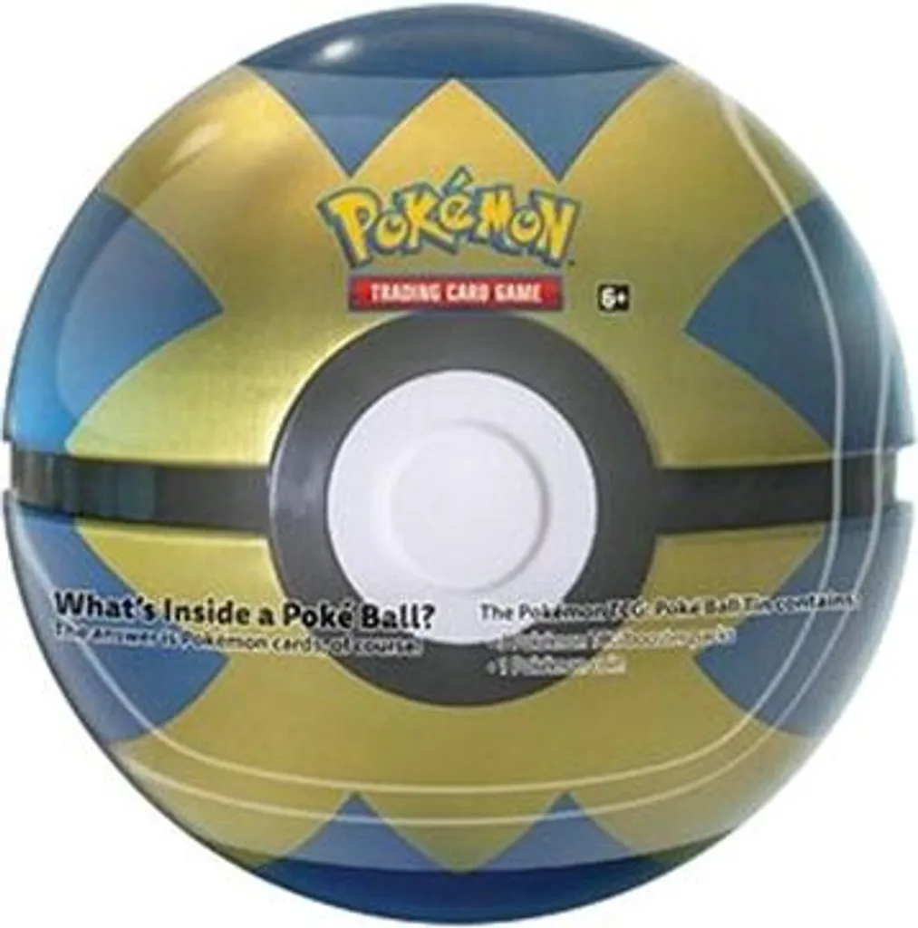 Boîte Pokemon Quick Ball Tin - Poké Ball de Collection Originale Jaune