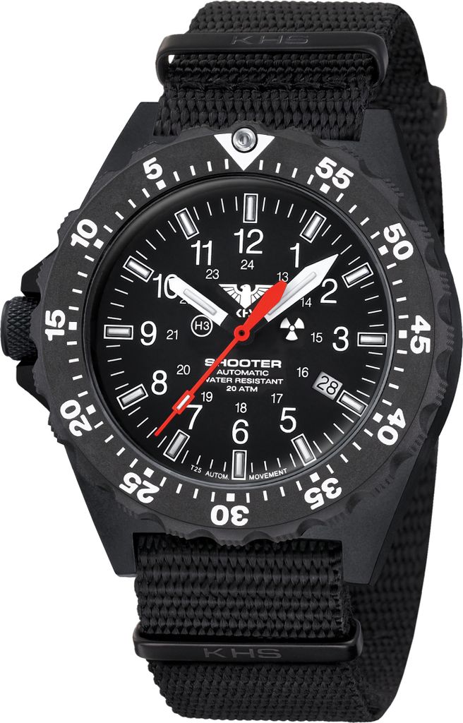KHS - Armbanduhr - Herren - Shooter MKII Automatik Natoband - KHS.SH2AHC.NB