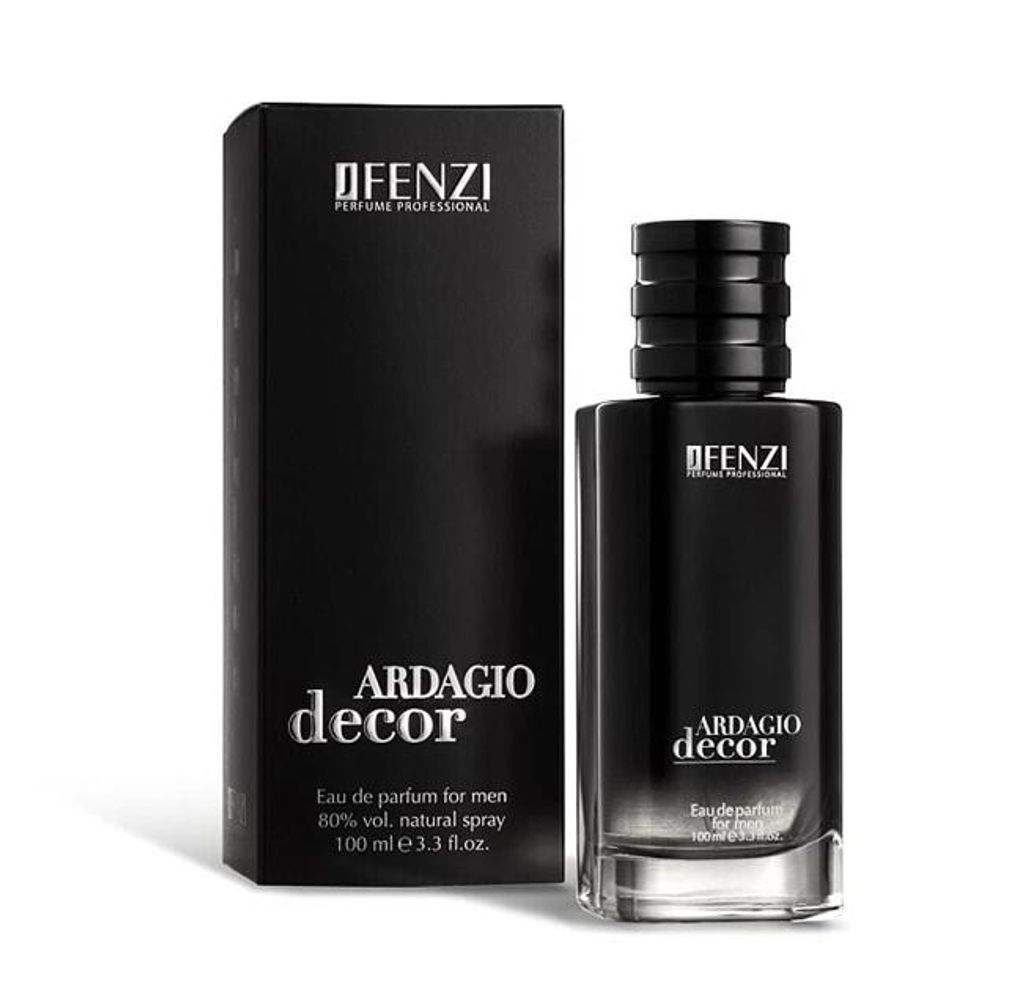 JFenzi Ardagio Decor Man Eau de Parfum 100 ml – Orientalisch-Frischer Herrenduft mit würzigen Akzenten