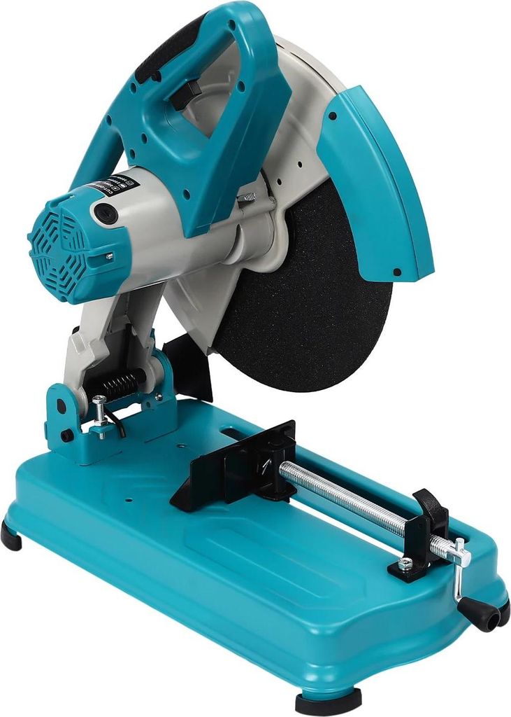 Metall-Trennsäge - Trennscheibe 355 mm - Leistung 2800 W - Drehzahl 3800 U/min - Spannung 220 V EU-Stecker - Blau