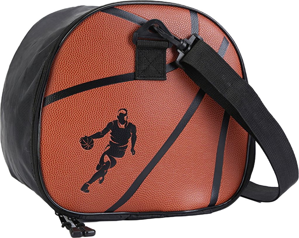 Basketballtasche, abnehmbarer, verstellbarer Riemen, große Kapazität, tragbare Schultertasche, Aufbewahrung, Kunstleder, für Fußball, Volleybal...