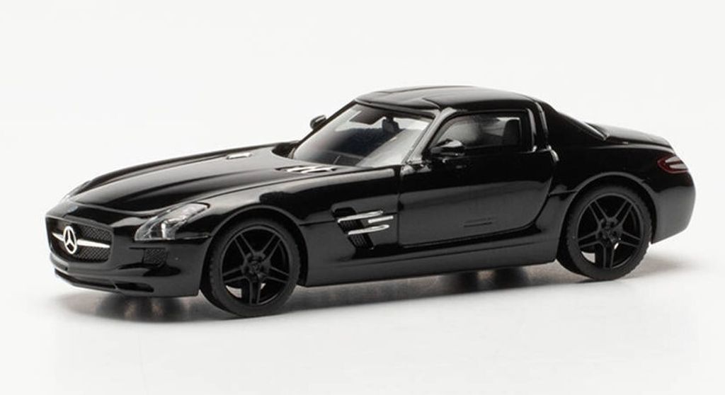 Herpa PKW Mercedes Benz SLS AMG, schwarz 420501
