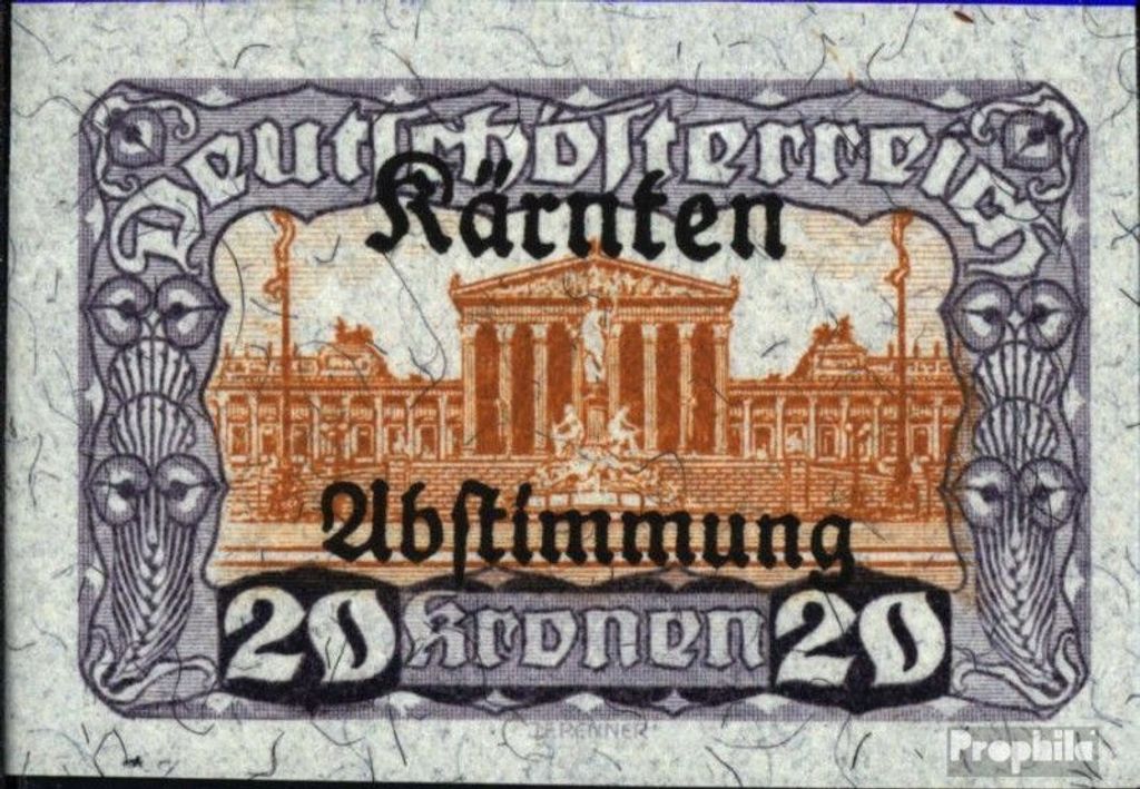 Briefmarken Österreich 1920 Mi 339 postfrisch Kärnten