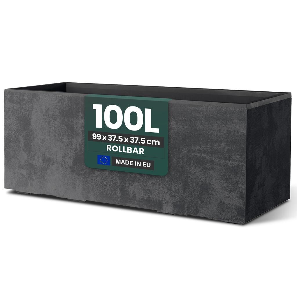 Kreher® XL Pflanzkasten „Millennium“ 99x37,5x37,5 cm - 100L Produktbild 