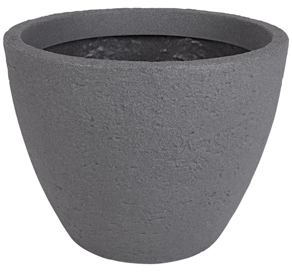 Pot de fleurs gris aspect pierre Pot de fleurs Cache-pot Image du produit 
