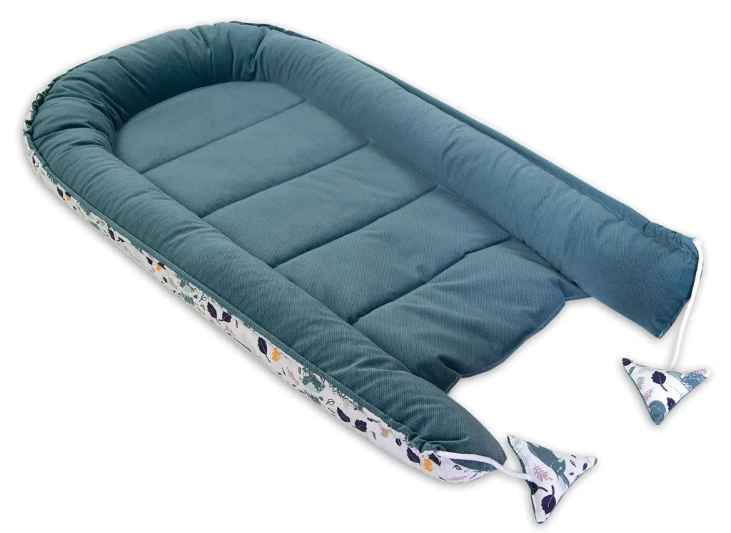 Cocon Bébé Réversible 2 Faces Velvet avec Couverture et Oreiller Épicéa - 7