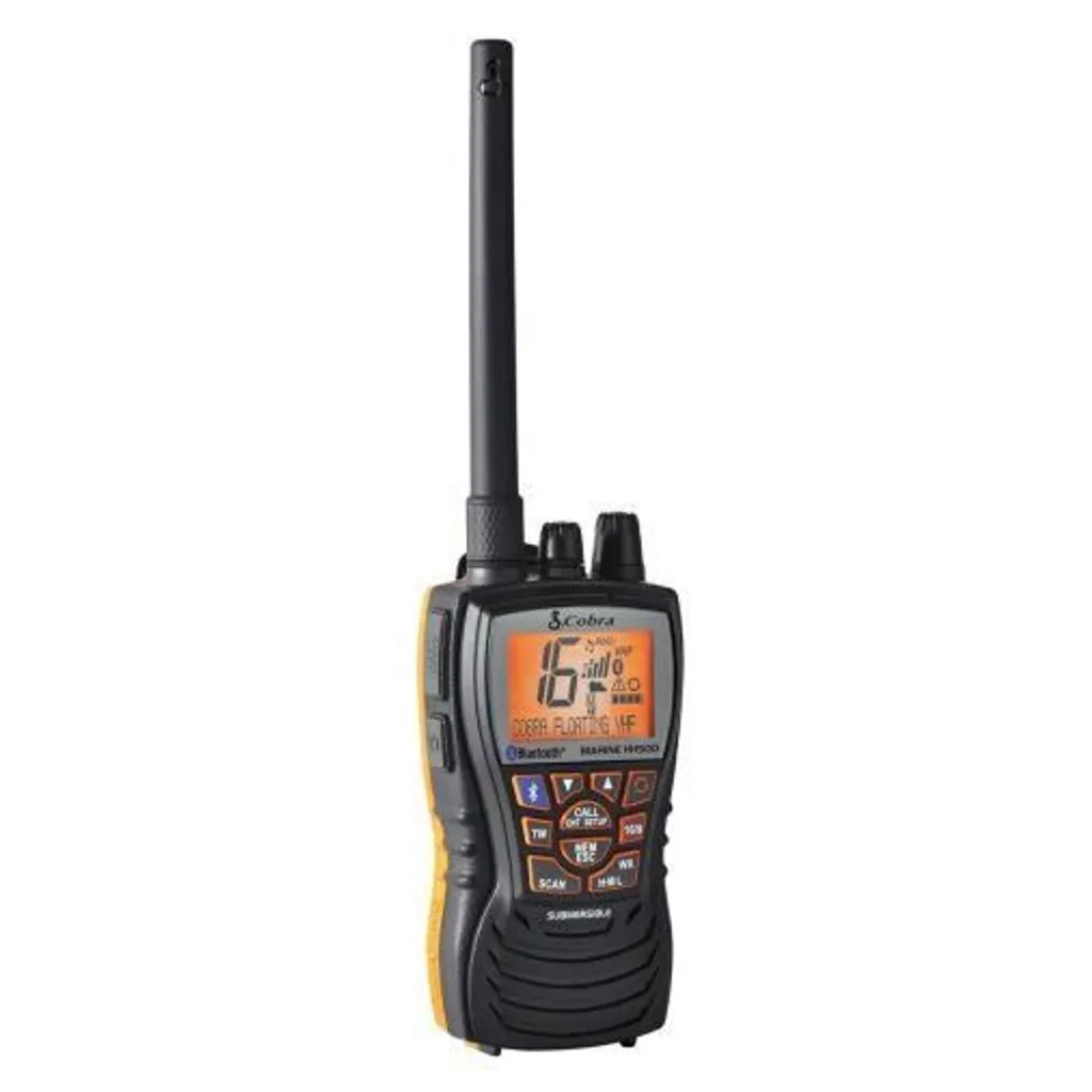VHF Portable Cobra MR HH500 pour appels Bluetooth et sécurité en mer