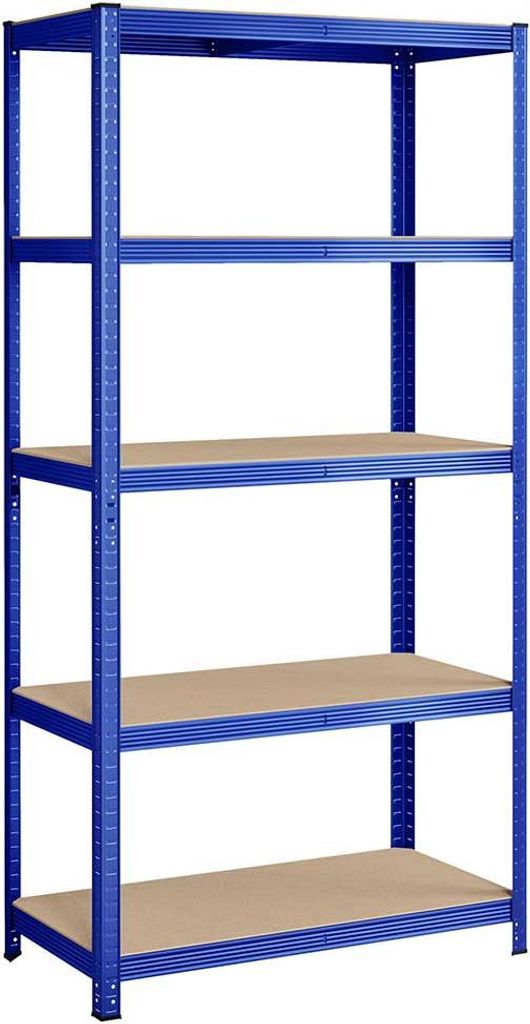 pětipatrový ocelový regál, nosnost 600 kg, 50x100x200 cm, Obrázek produktu 