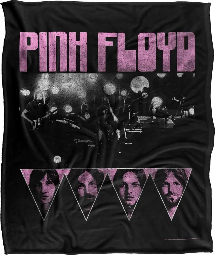 Couverture Ultra Douce Pink Floyd - Matière Soyeuse Supersoft TV23549