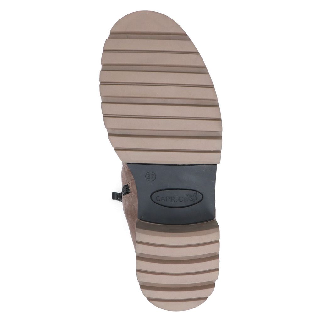 Caprice Damen Stiefelette flacher Boot Veloursleder Elastikeinsatz 9-25451-29, Größe:40 EU, Farbe:Grau
