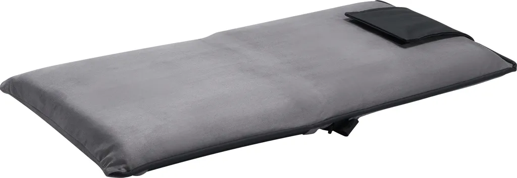 Canapé-lit SucceBuy pliable avec 6 positions réglables en tissu gris