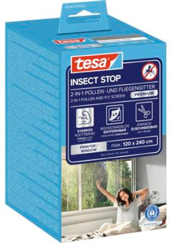 Tesa® Grille anti-pollen 1,2x2,4 m Image du produit 
