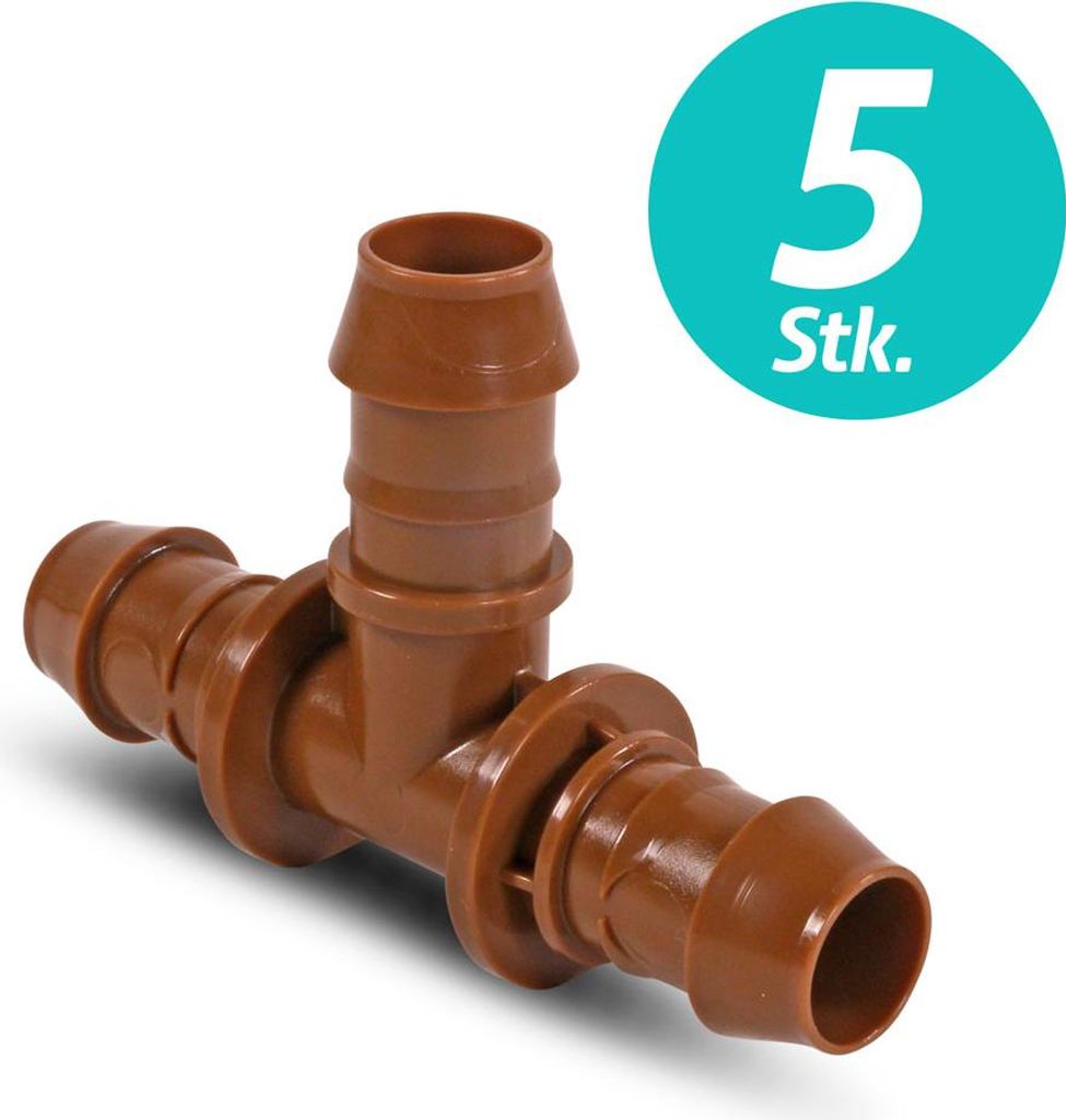 5 Stk. Rain Bird XFS T-Stück 17mm XFF TEE