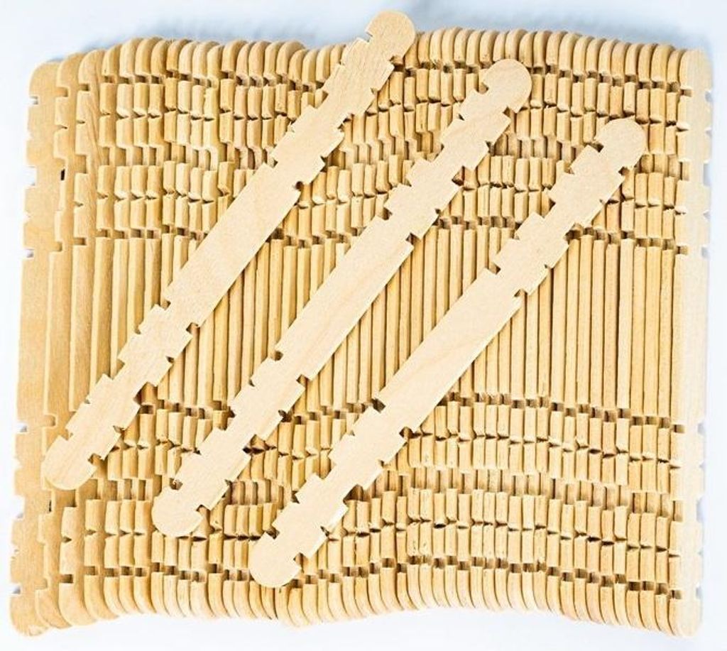 Bâtons de construction en bois (50 pièces) Image du produit 
