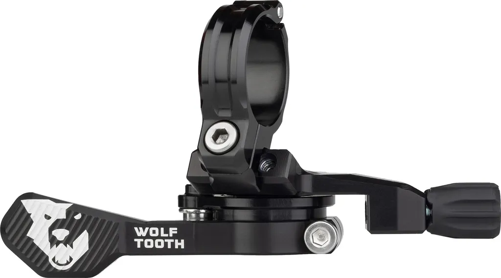 Levier de Vitesse Wolf Tooth Pro Clamp Argenté contre les Sauts de Chaîne