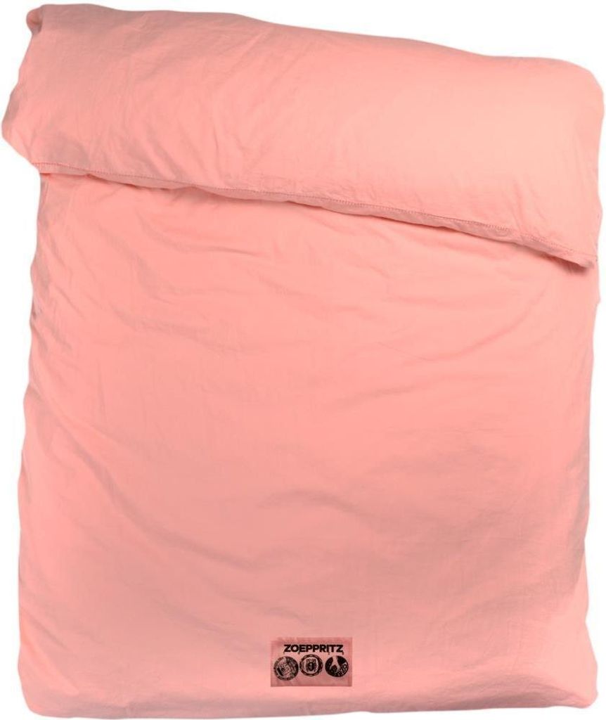 Zoeppritz Perkal-Bettdeckenbezug Easy Farbe salmon Größe 135x200
