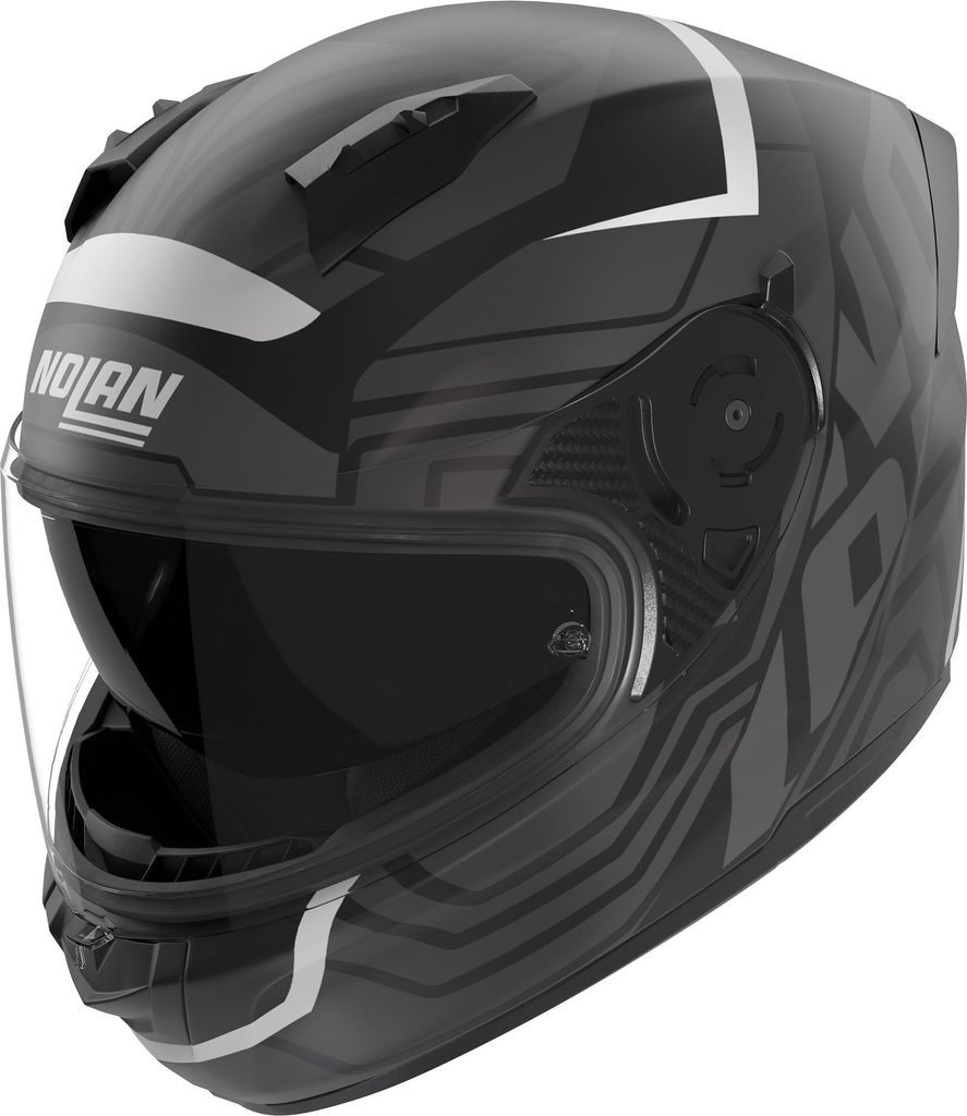 Nolan N60-6 Eclettico Helm, schwarz/grau, M (58)
