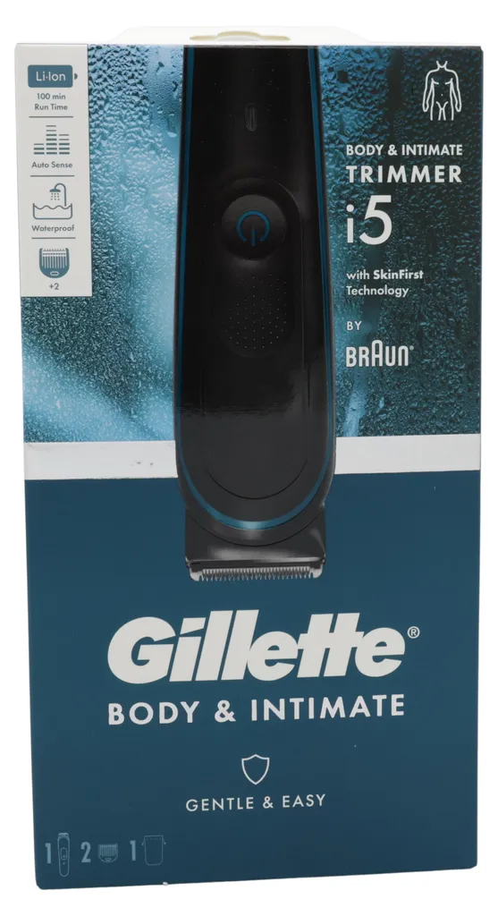 Tondeuse Corps Homme Gillette i5 pour Rasage Intime et Zones Sensibles