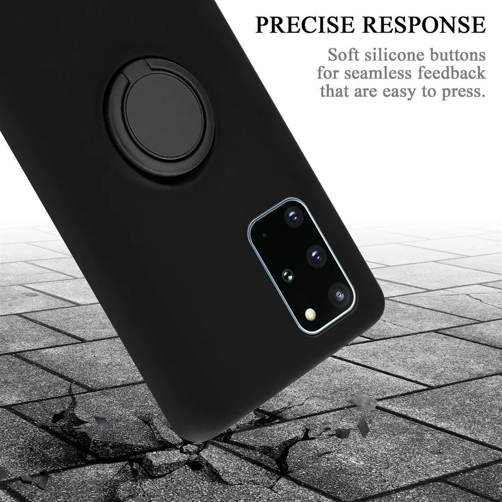 Custodia Samsung S20 Plus Cadorabo TPU Nero Opaco: Slim & Shockproof - 9