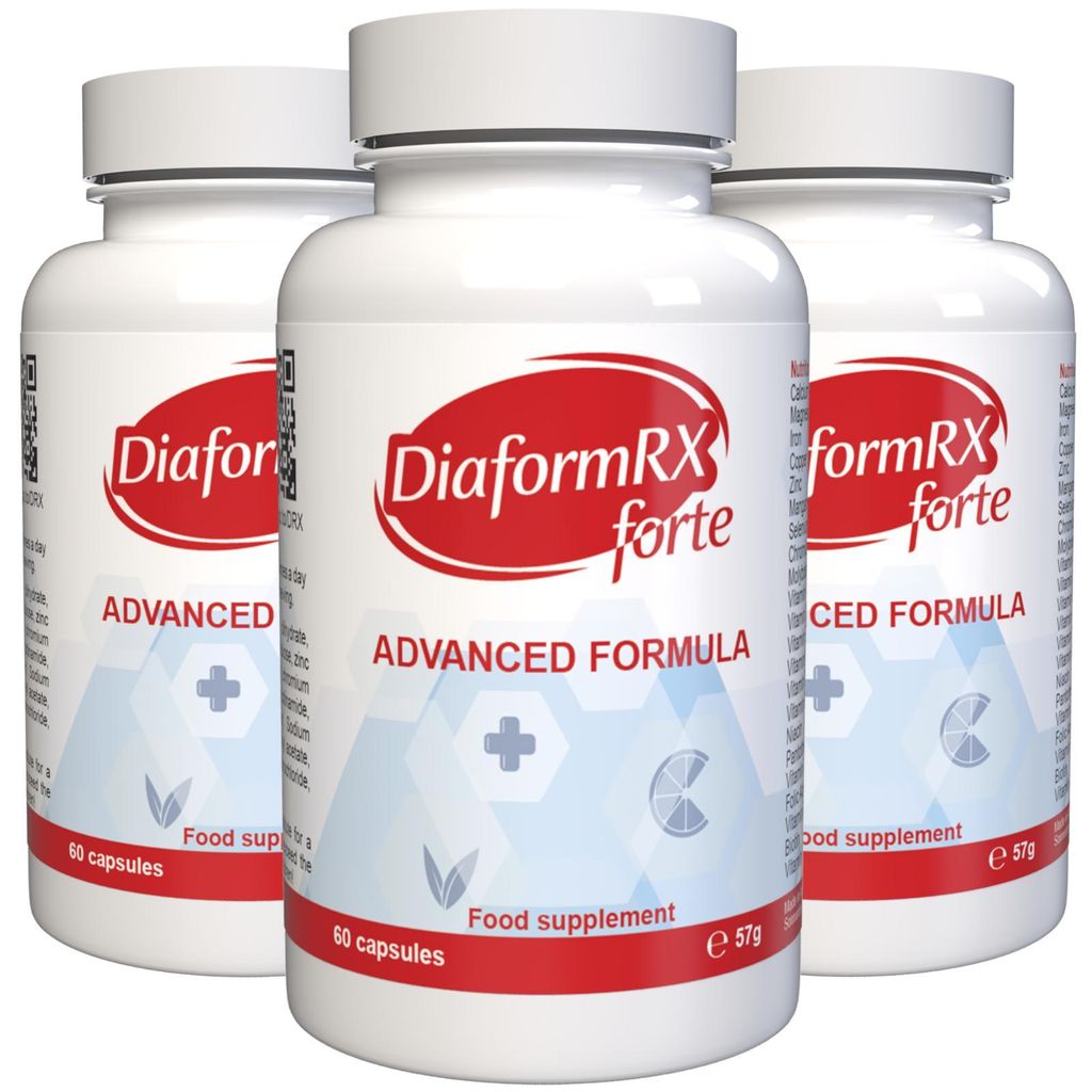 Diaform RX - 180 gélules (3x60) hautement dosées - Recette Image du produit 