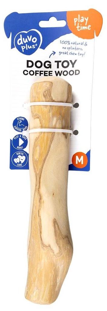 Duvo+ Koffiehout kauwstok bruin voor honden | S 15-20 cm, M Productafbeelding 