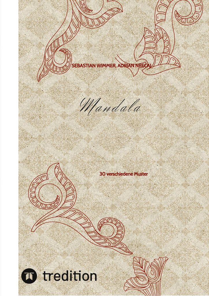 Mandala Malbuch mit abwechslungsreichen Mustern und variierendem Schwierigkeitsgrad