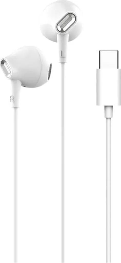 PURO PUIPHF34USBCWHI cuffia e auricolare Cablato In-ear Musica e Chiamate USB tipo-C Bianco