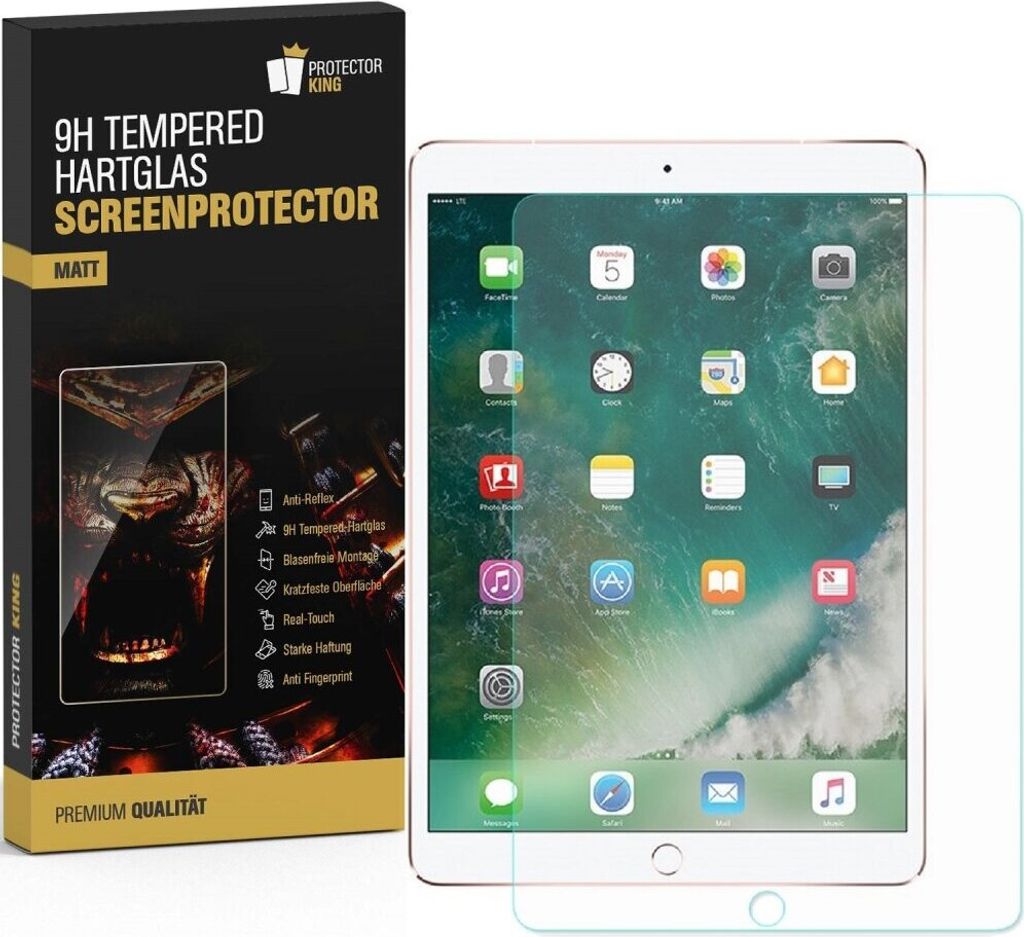 3x 9H Panzerglas für iPad Pro 12.9 2015/ 2017 Displayschutz Schutzglas Matt Panzerfolie Displayglas Schutzfolie Glasfolie echtes Tempered Hartglas...